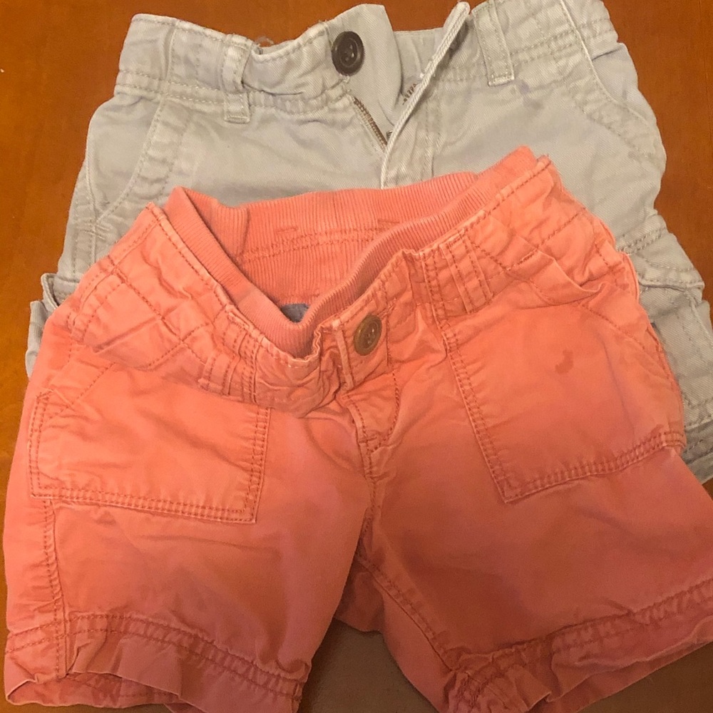 Two pairs of Baby gap 12-18 mo shorts